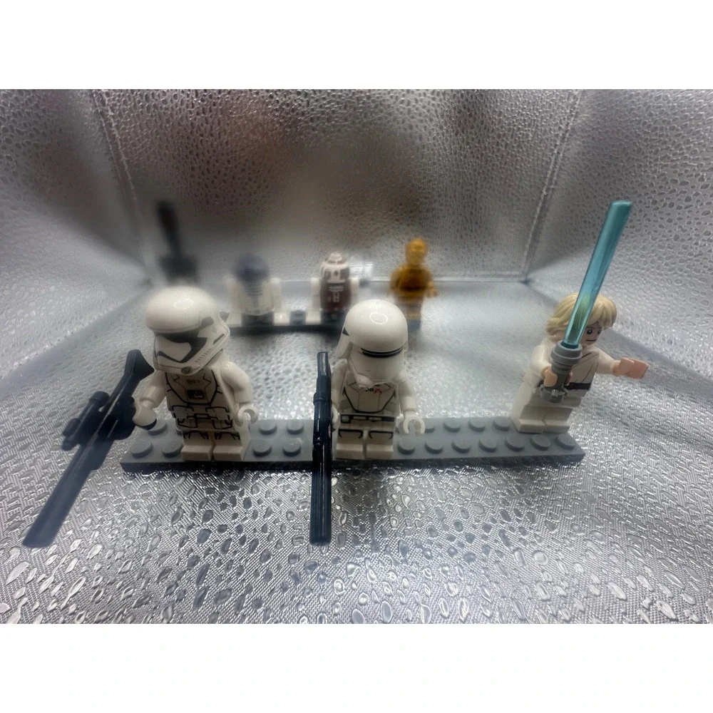 LEGO Star Wars Minifigure Lot Yoda Luke Skywalker R2-D2 BB-8 Stormtroopers 9pc - Picture 3 of 16